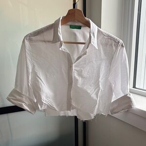 United Colors Of Benetton Cropped Blouse
